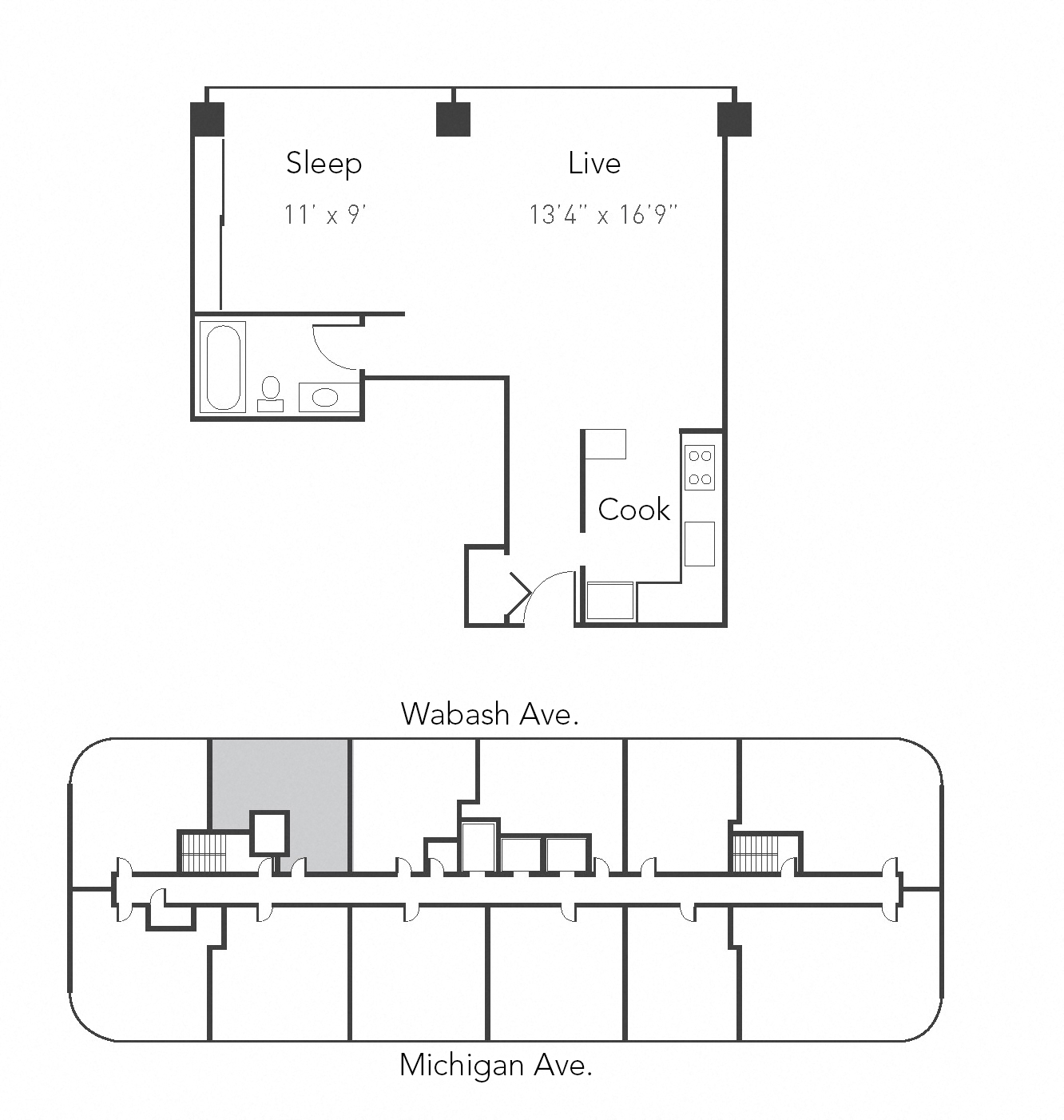 1212 S Michigan Ave Studio-2 Beds Apartment for Rent - Photo Gallery 28